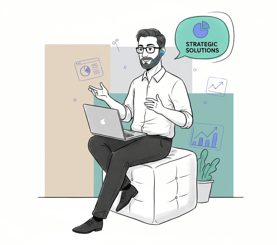 Business automation illustration